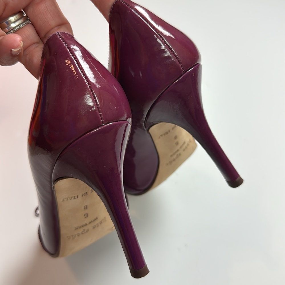 Kate Spade New York Kylie Purple Patent Pumps - Picture 7 of 9